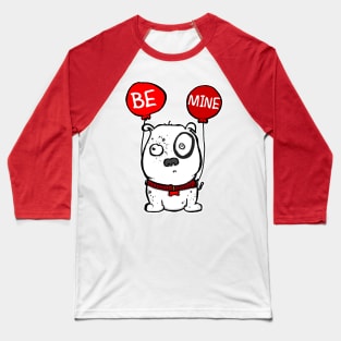 Valentine Pooch Baseball T-Shirt